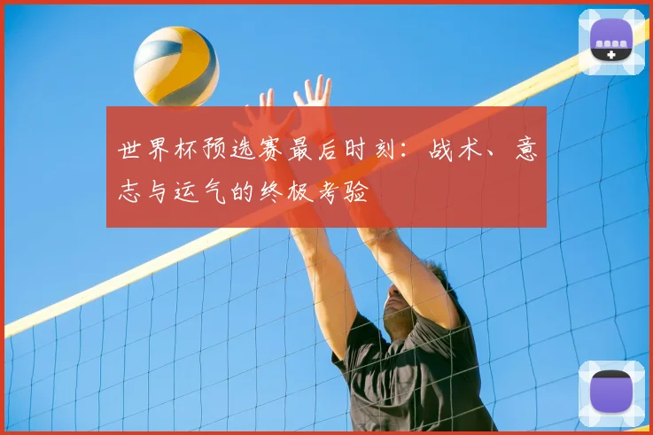 世界杯预选赛最后时刻：战术、意志与运气的终极考验